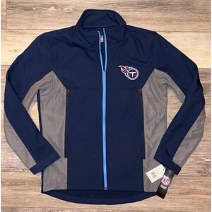 NWT Men's Tennessee Titans NFL Team Apparel Performance Jacket - Medium - Blue